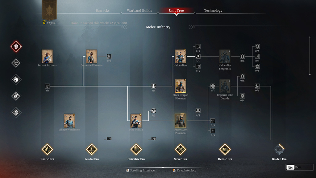Conqueror's Blade - All Units Veterancy Include Season 5 Units
